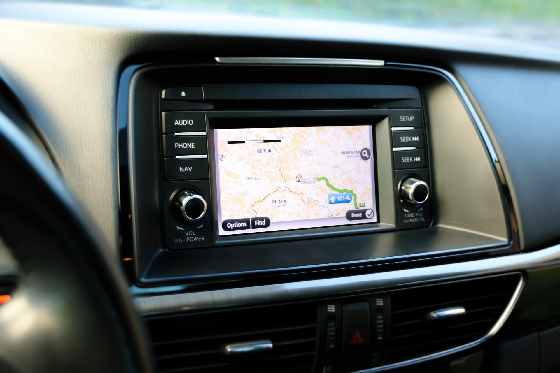 gps-navigator i bil